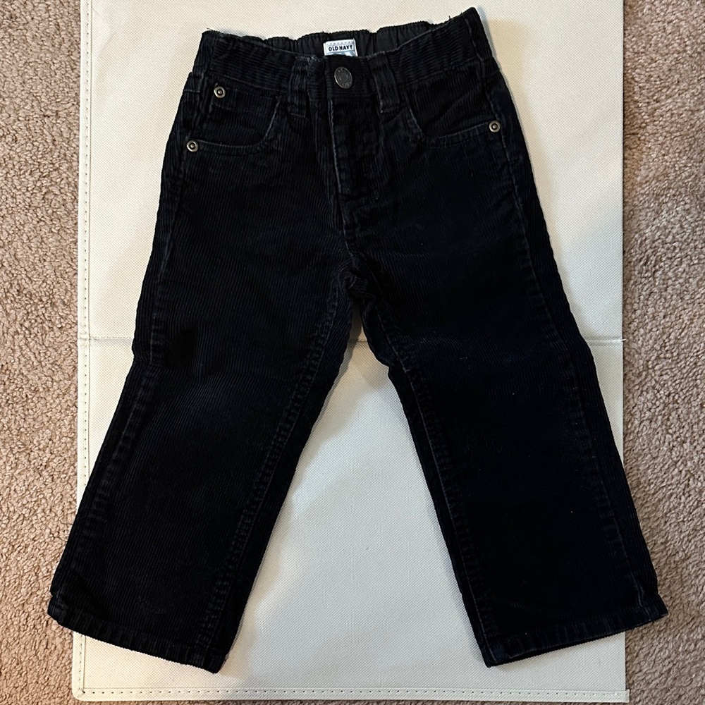 Old Navy Black Corduroy Kids Pants